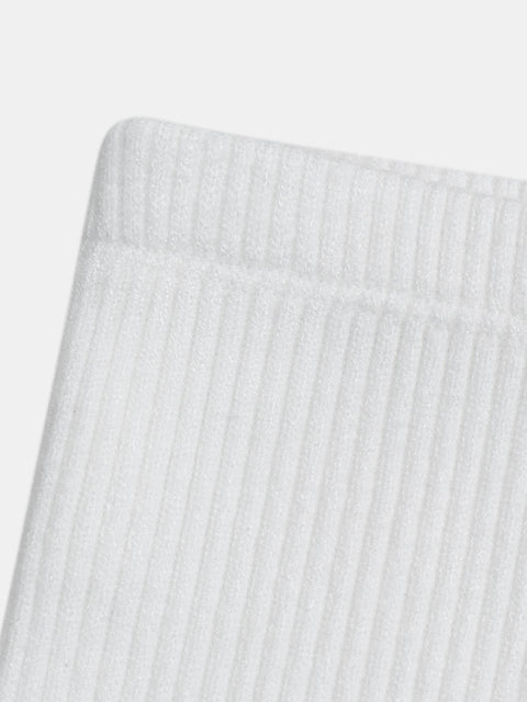 Newborn Ribbed White Cotton Outfit