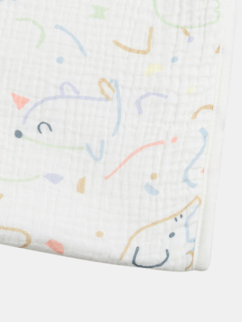 Newborn Double Sided Cotton Blanket
