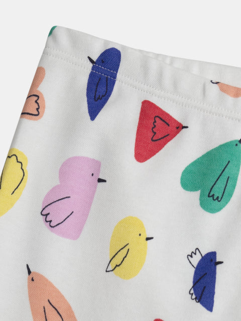 Cream Heart Print Cotton Pyjamas