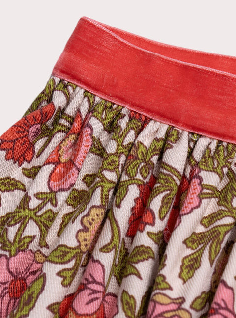 Pink Reversible Cotton Skirt