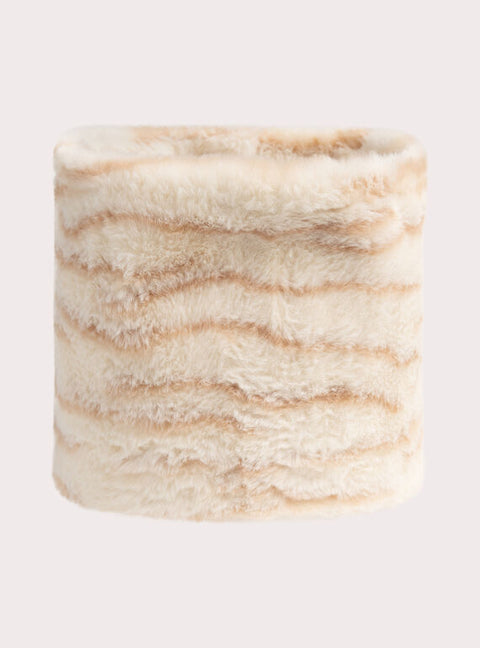 Cream Faux Fur Snood