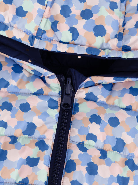 Reversible Blue Printed Jacket