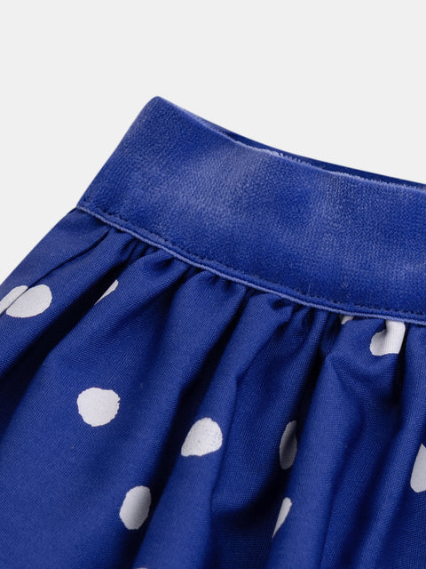 Reversible Floral Print Cotton Skirt