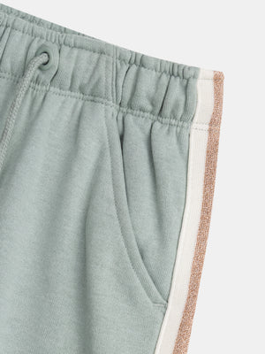 Sage Green Cotton Fleece Joggers