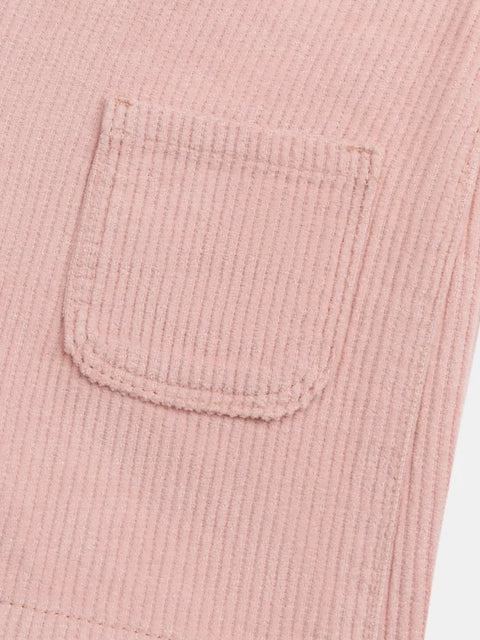 Pink Corduroy Shorts