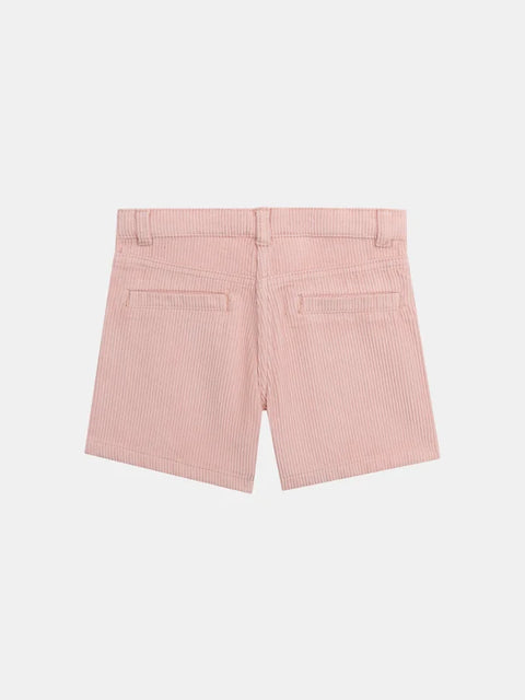 Pink Corduroy Shorts