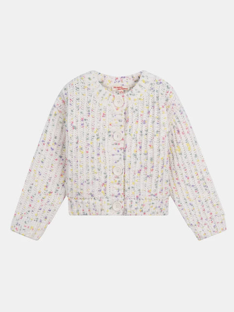 Off White Chenille Cardigan