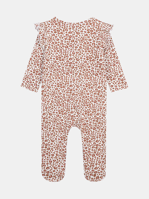 Animal Print Cotton Sleepsuit
