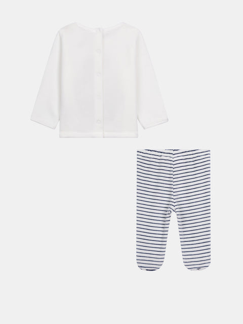 Grey "Cool Baby" Velour Pyjamas