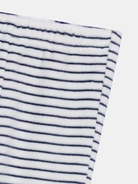 Grey "Cool Baby" Velour Pyjamas