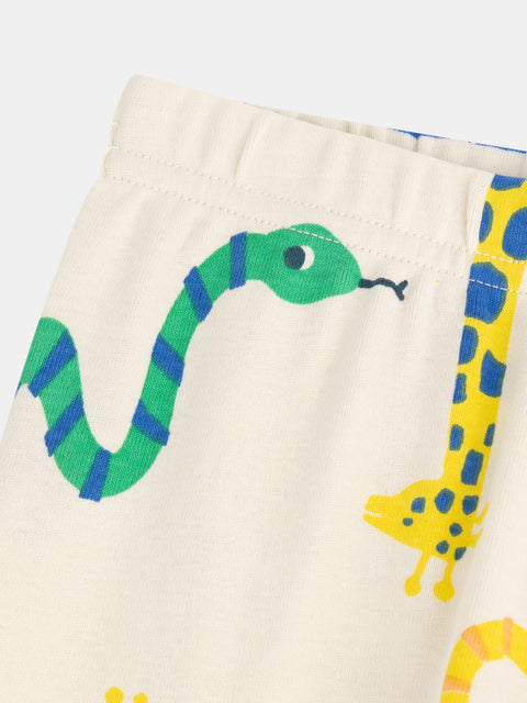 Exotic Animal Print Cotton Pyjamas