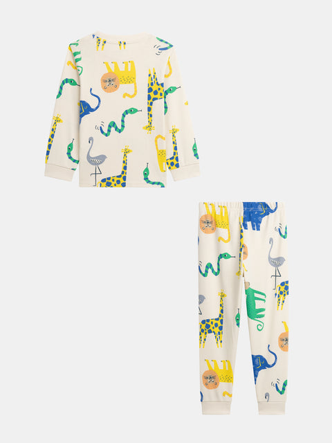 Exotic Animal Print Cotton Pyjamas