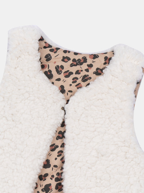 Reversible Animal Print Gilet