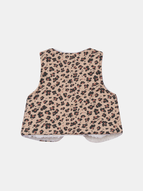 Reversible Animal Print Gilet