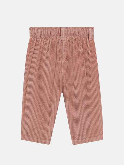 Lined Pale Pink Corduroy Trousers