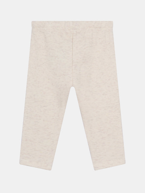 Cream Polar Fleece Leggings