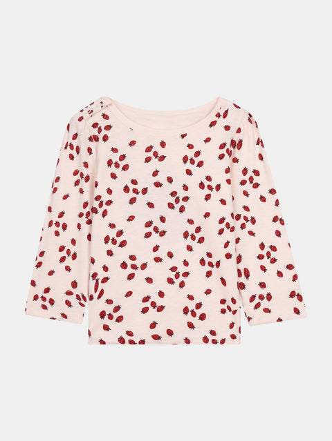 Reversible Pink Cotton T-shirt