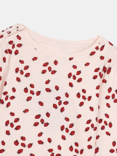Reversible Pink Cotton T-shirt