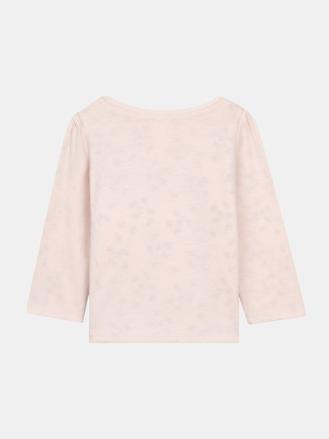 Reversible Pink Cotton T-shirt