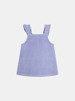 Lined Blue Velour Dress