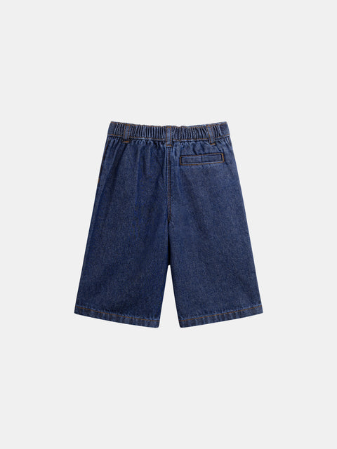 Embroidered Blue Denim Jeans