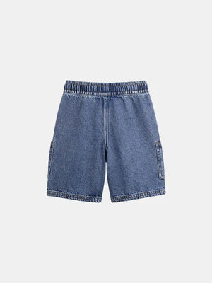 Elasticated Waist Denim Shorts
