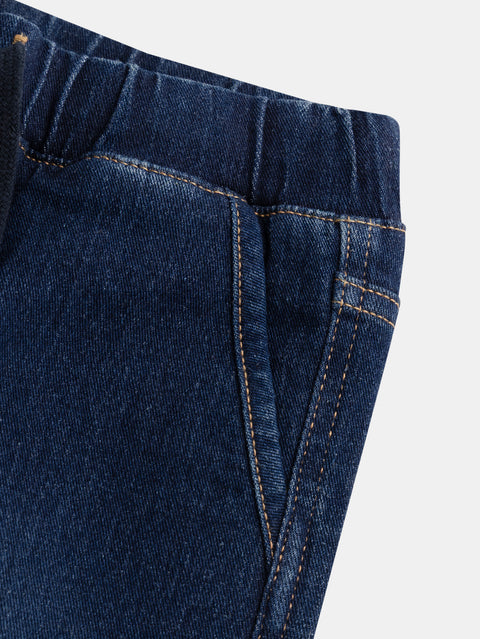 Denim Cargo Pants