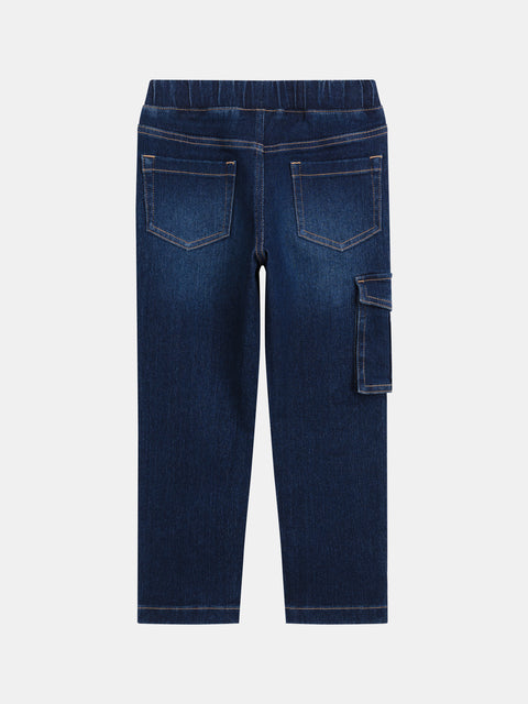 Denim Cargo Pants