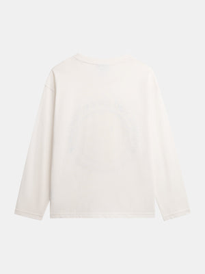 Off White Smiley Face Cotton T-shirt