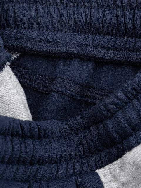 Navy Cotton Fleece Joggers