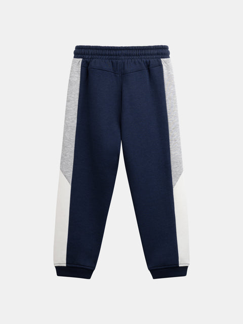 Navy Cotton Fleece Joggers