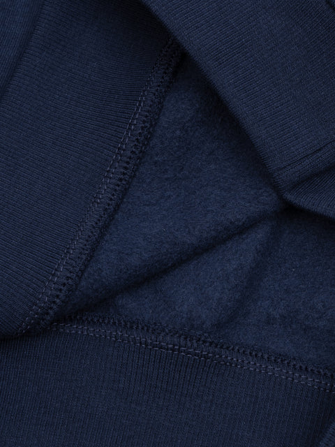 Navy Cotton Fleece Sweatshirt