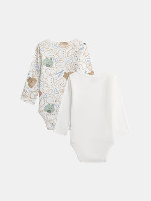 Newborn 2 Pack Cotton Bodysuits