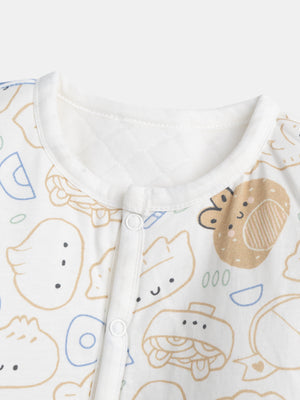 Reversible Velour Cardigan With Dungarees