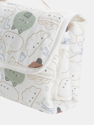 Printed Cotton Gauze Changing Mat