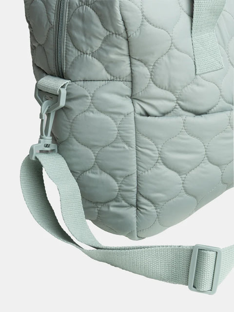 Lined Green Baby Bag