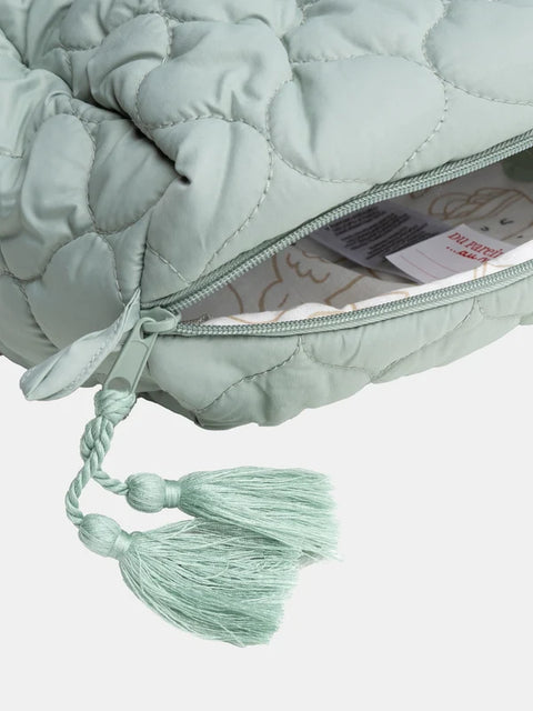 Lined Green Baby Pouch
