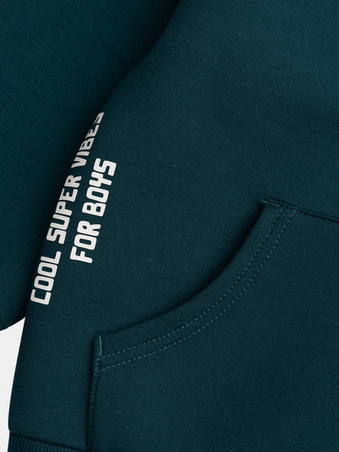 Green Neoprene Hoodie