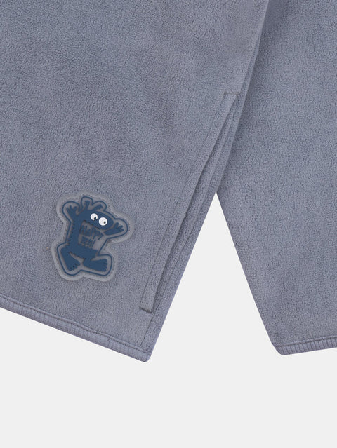 Charcoal Grey Polar Fleece Hoodie