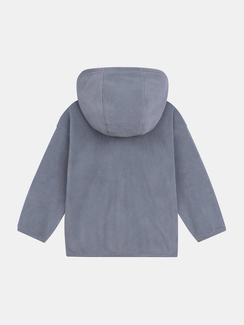 Charcoal Grey Polar Fleece Hoodie