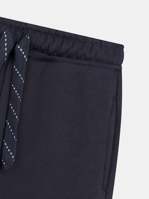 Charcoal Grey Cotton Fleece Joggers