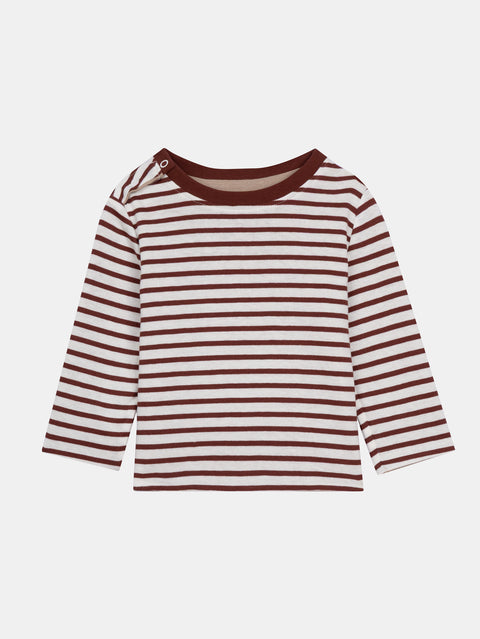 Reversible Striped Cotton T-shirt