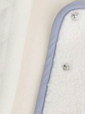 Off White Double Sided Sherpa Jacket