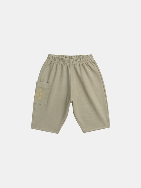 Olive Green Cotton Rich Trousers
