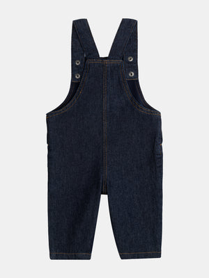 Lined Blue Denim Dungarees
