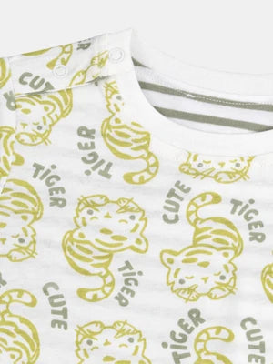 Striped Reversible Cotton T-shirt