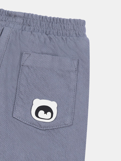 Grey Cotton Twill Trousers