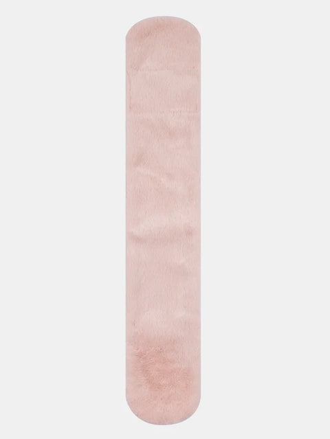 Pink Faux Fur Scarf