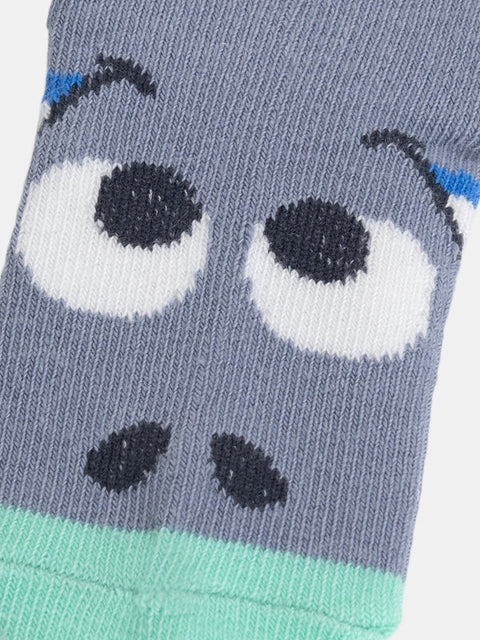Blue Cotton Rich Socks