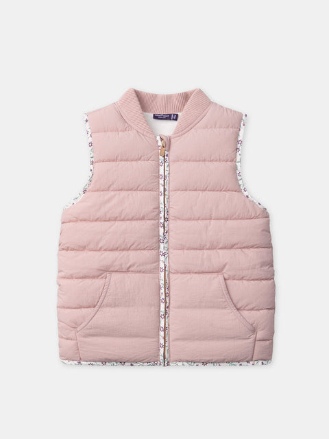 Pink Micropolar Lined Gilet